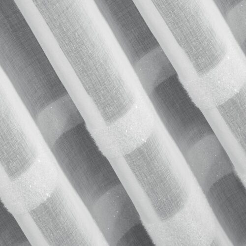 FAU-01b Etamine gordijn met glanzende draad FAU-01