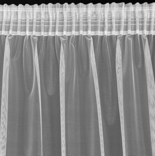 FBR-01C Micro mesh gordijn met kant FBR-01