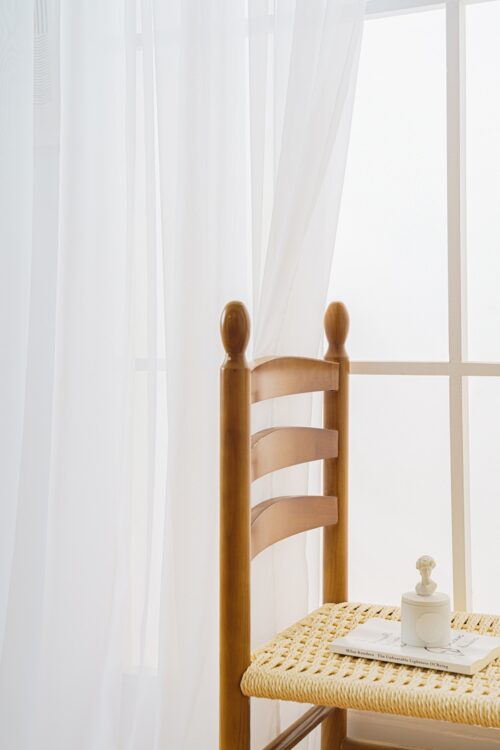 Voile gordijn met tape FIF-01