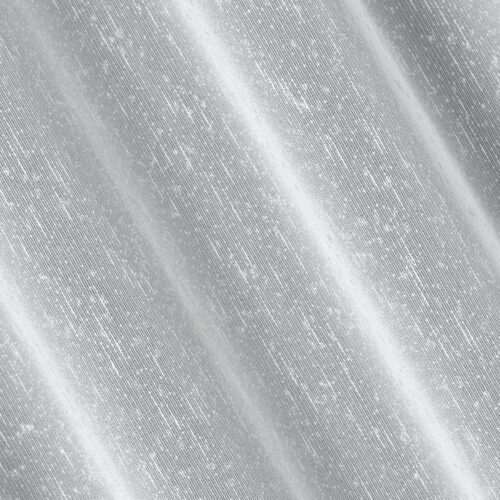 Gordijn met fijne regenstructuur versierd met zilverdraad FKAE-01