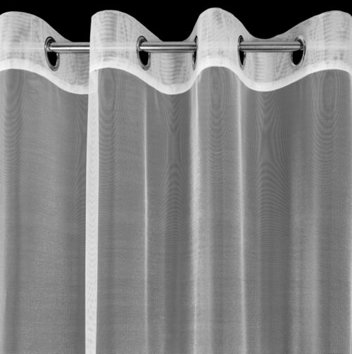 Micro mesh gordijn met kant FKAM-01