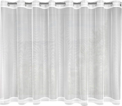 Micro mesh gordijn met kant FKAM-01