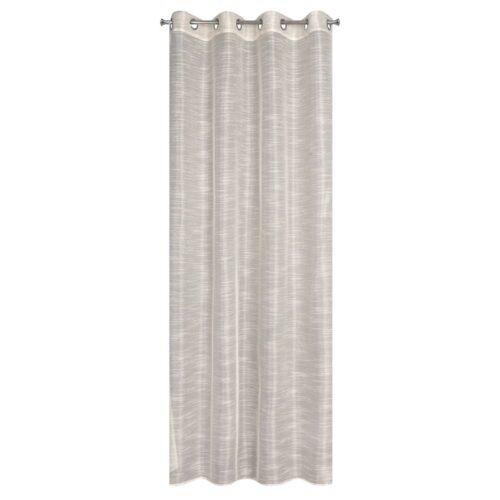 Vitrage met glanzend draad - Beige