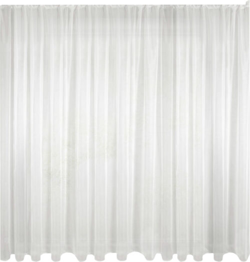FWL-02f Glad voile gordijn met tape FWL-02