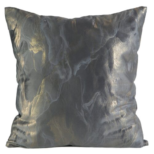 J01P-04 Fluwelen kussensloop met metallic print J01P-04