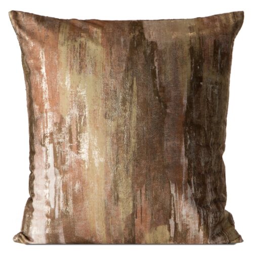 J01R-01 Fluwelen kussensloop met metallic print J01R-01
