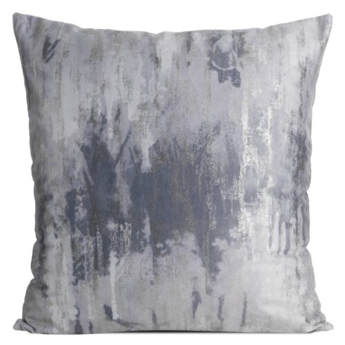 J02G-01 Fluwelen kussensloop met metallic print J02G-01