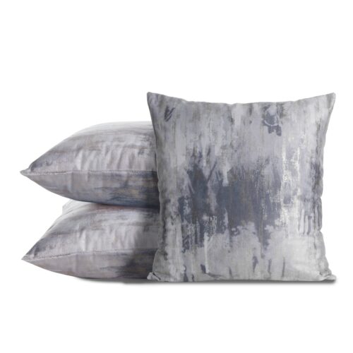 J02G-01a Fluwelen kussensloop met metallic print J02G-01