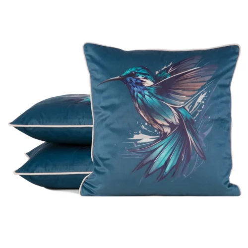 JA137-26a Kolibrie Velours kussenhoes JA137-26