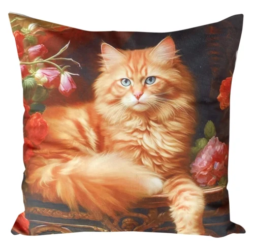 JCL-698 Kat velours kussenhoes JCL-698