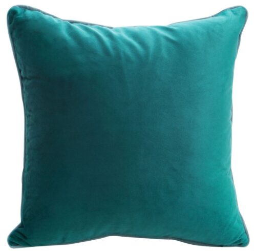 JIM-03 Donkerturquoise fluwelen kussensloop JIM-03