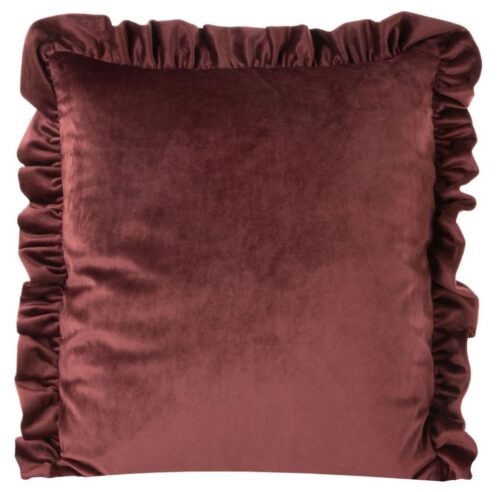 JIU-09 JIU-09 fluwelen kussensloop ruffle