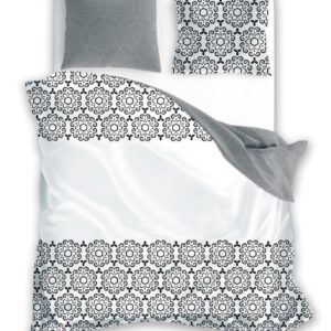 Katoenen dekbedovertrek met ornament PER-140