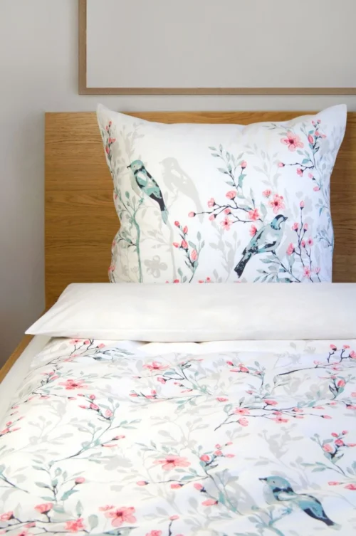 Dekbedovertrek premium katoen birds & flowers PFX-33