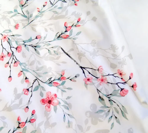 Dekbedovertrek premium katoen birds & flowers PFX-33