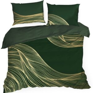 Mako-satijn dekbedovertrek golden wave PT-163