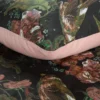 Dekbedovertrek van katoensatijn met bloemen PTE-120