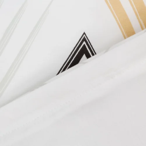 PTE-148e Katoensatijnen dekbedovertrek met geometrisch patroon PTE-148