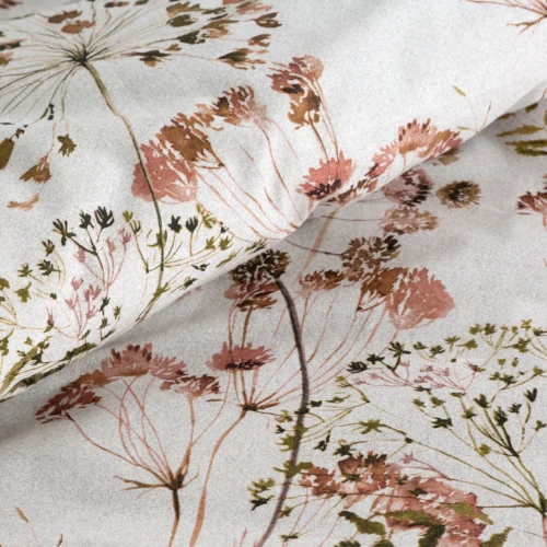 PTF-128a Katoenen dekbedovertrek met paardenbloemen PTF-128