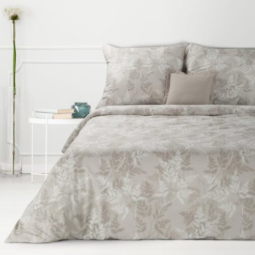 PTO-013 Renforce Deluxe katoenen dekbedovertrek PTO-013 crème bloemen