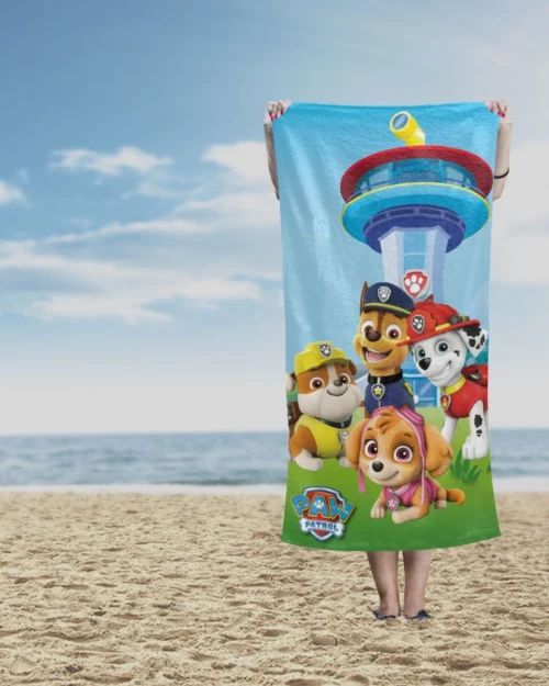 RD-137a Paw Patrol RD-137 gelicentieerde katoenen handdoek