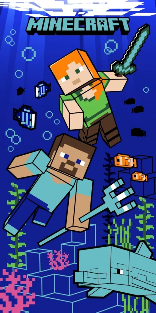 RDC-412 MINECRAFT katoenen handdoek RDC-412