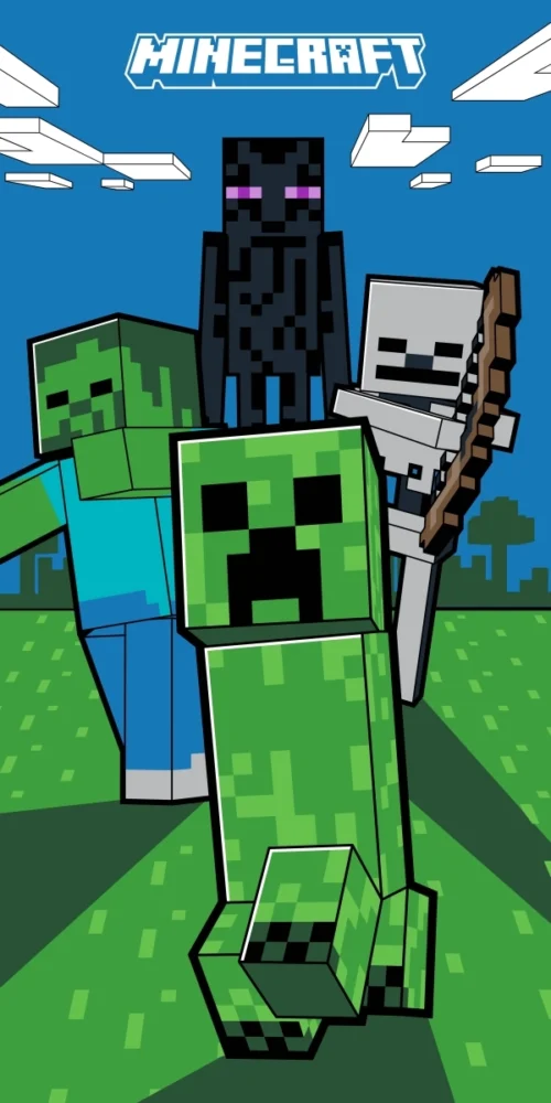 RDC-413 MINECRAFT katoenen handdoek RDC-413