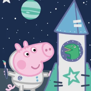 Peppa Pig gelicentieerde katoenen handdoek RDE-102