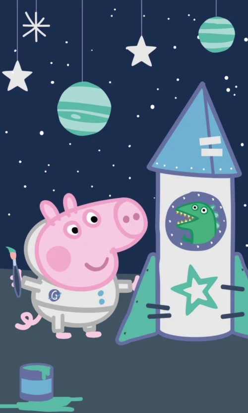 RDE-102 Peppa Pig gelicentieerde katoenen handdoek RDE-102