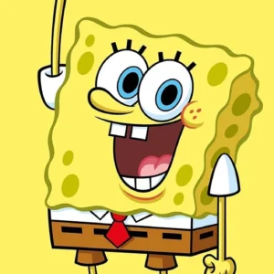 Spongebob RDE-104 gelicentieerde katoenen handdoek