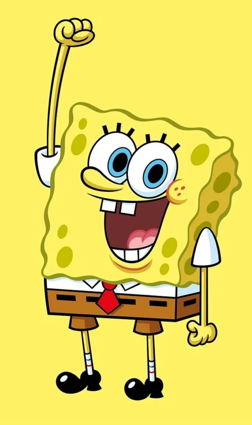 RDE-104 Spongebob RDE-104 gelicentieerde katoenen handdoek