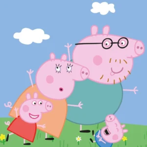 Peppa Pig RDE-81 gelicentieerde katoenen handdoek