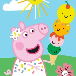 Peppa Pig RDE-87 gelicentieerde katoenen handdoek