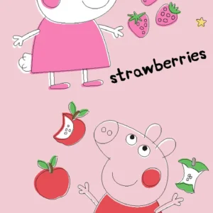 Peppa Pig RDE-96 gelicentieerde katoenen handdoek