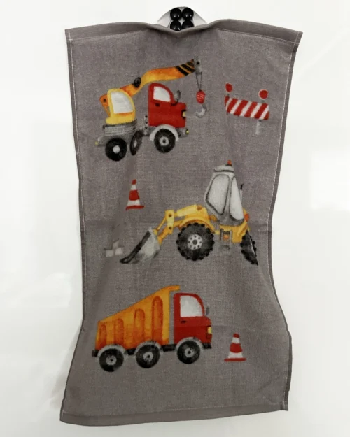 RW-15b Katoenen handdoek Bouwplaats RW-15