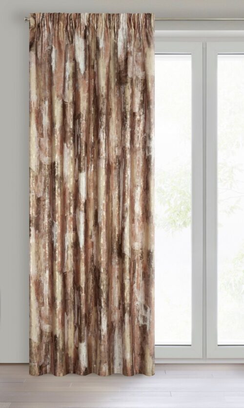 Velours gordijn met metallic print ZDL-01