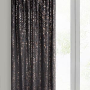 Velours gordijn met metallic print ZDQ-02