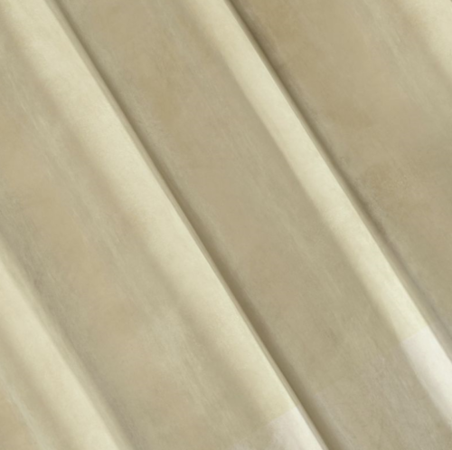 ZKAK-04a Velours ringgordijn beige ZKAK-04