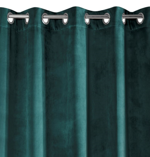 ZKAK-12-frag Velours ringgordijn teal ZKAK-12