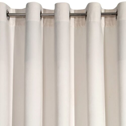 ZKAK-21b Velours ringgordijn lichtbeige ZKAK-21