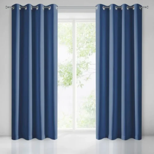 ZKBG-10 Verduisterend Ringgordijn - Blauw