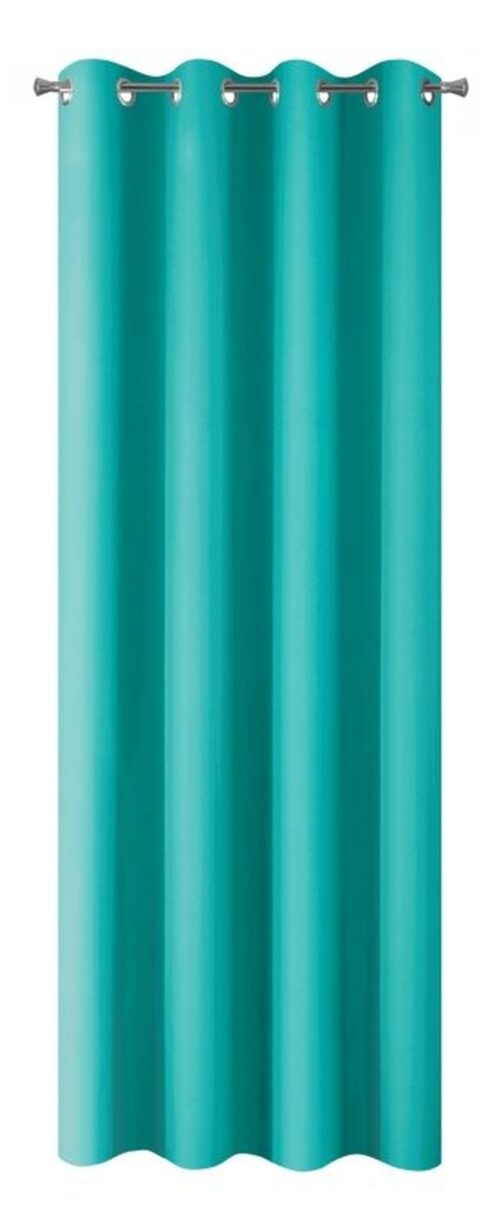 ZKBG-13b Verduisterend Ringgordijn - Turquoise