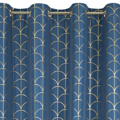 ZKBQ-03a Decoratief gordijn met print ZKBQ-03