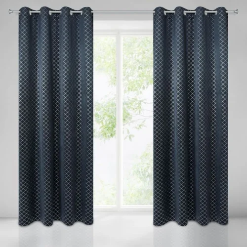 Velours gordijn met print ZKCD-01
