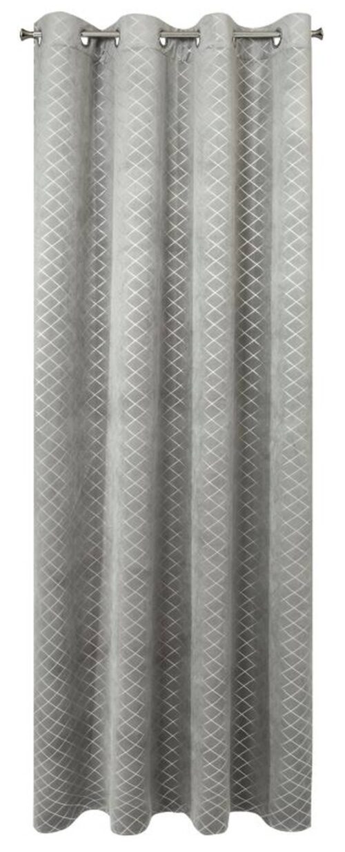 Velours gordijn met print ZKCD-02