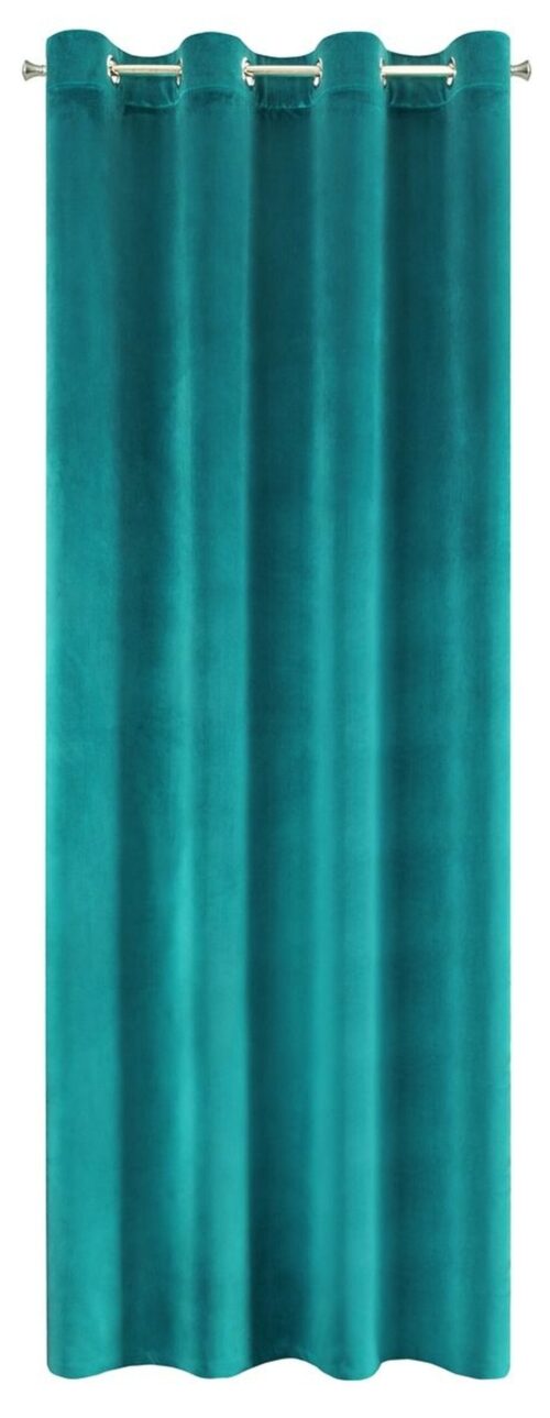 ZKDN-05d Velours gordijn met ringen ZKDN-05