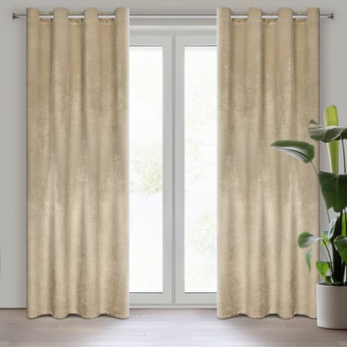 ZKDN-06 Velours gordijn met ringen ZKDN-06