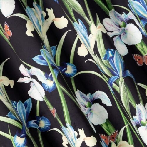 ZKEH-01c Velours gordijn met ringen ZKEH-01