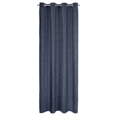 ZKIA-01C Jacquard fluwelen gordijn met ringen ZKIA-01