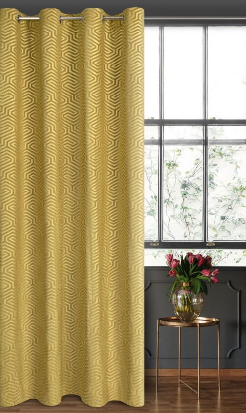 ZKIA-02 Jacquard fluwelen gordijn met ringen ZKIA-02